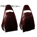 FIAT 500 ABARTH Carbon Fiber Sabelt Seat Trim Kit by Feroce - Red Candy